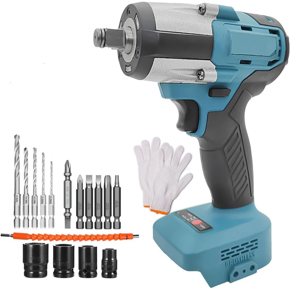 Chiave A Impulsi E Avvitatore A Impulsi Elettrico 2 In 1, Utensile Elettrico Portatile Multifunzione Senza Cavi, Senza Batteria - Foto 1