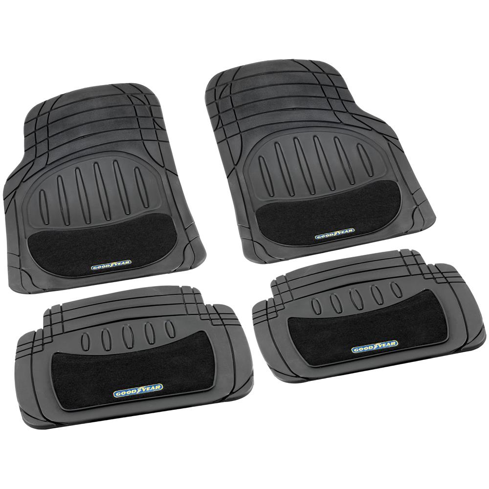 Tappeti Auto In Moquette Nero Universale 4 Pezzi - Foto 1