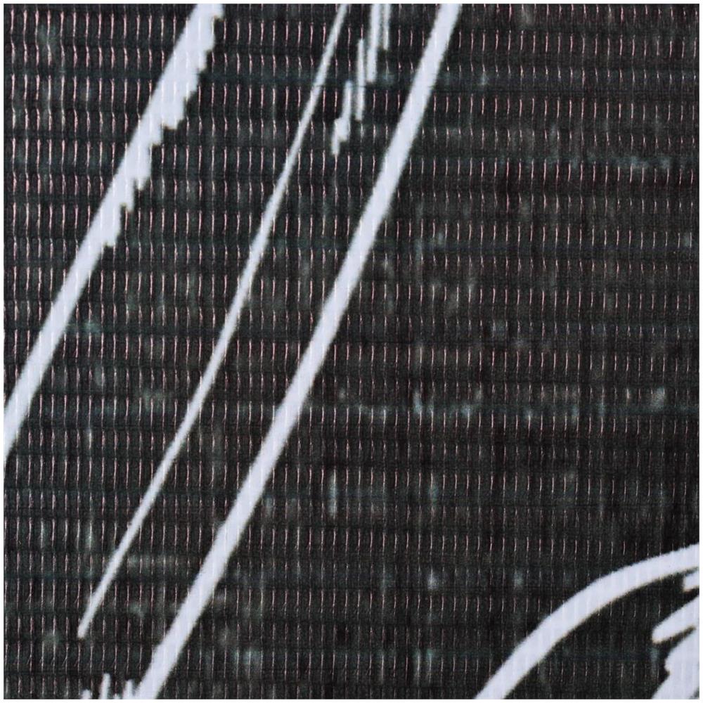 Paravento Pieghevole 120x170 cm Stampa Piume Bianco e Nero - Foto 2