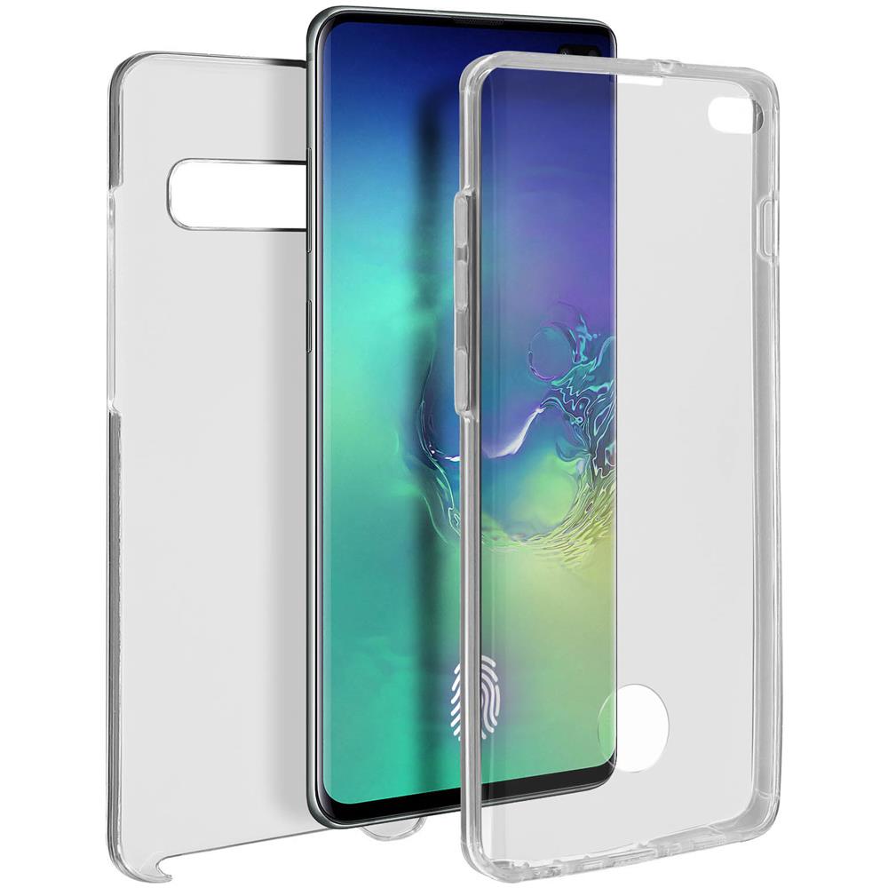 Cover Samsung Galaxy S10 Plus Protezione Silicone + Dorso Rigido Trasparente - Foto 15