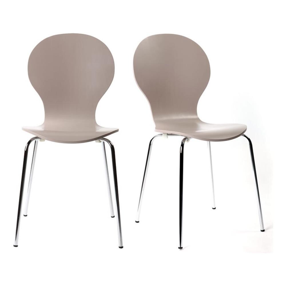 miliboo Gruppo Di 2 Sedie Design Color Talpa New Abigail miliboo Gruppo Di 2 Sedie Design Color Talpa New Abigail