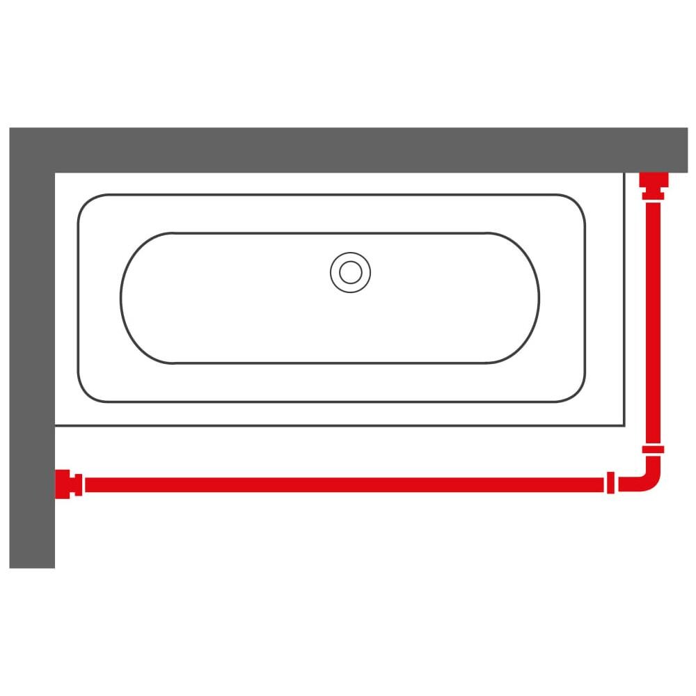 Barra Per Tenda Da Doccia Bianca - Foto 3