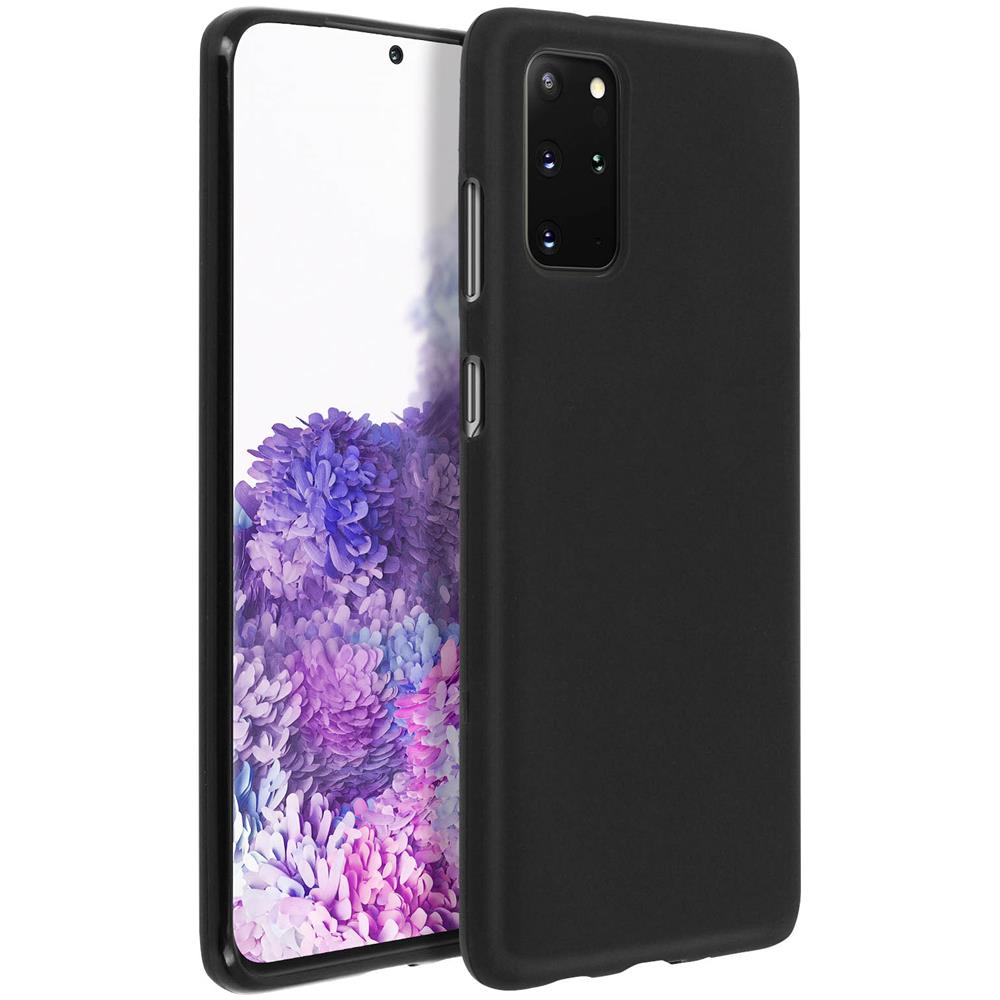 Cover Samsung Galaxy S20 Plus Protezione Silicone Morbido Antishock Nero - Foto 6