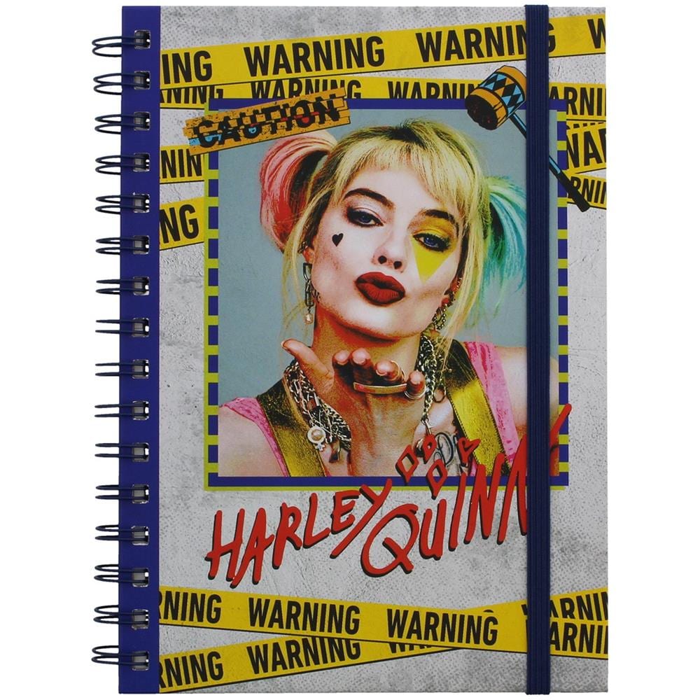 Birds Of Prey - Taccuino A5 Con Rilegatura A Spirale (harley Quinn Warning)  - Foto 2