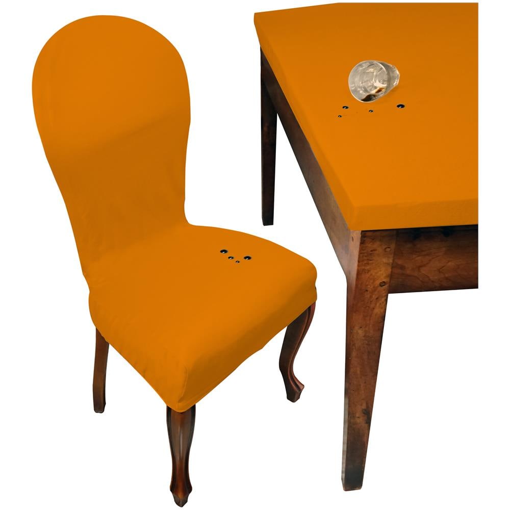 Set 2 Vestisedia Tondo Antimacchia Made In Italy Arancione - Foto 1