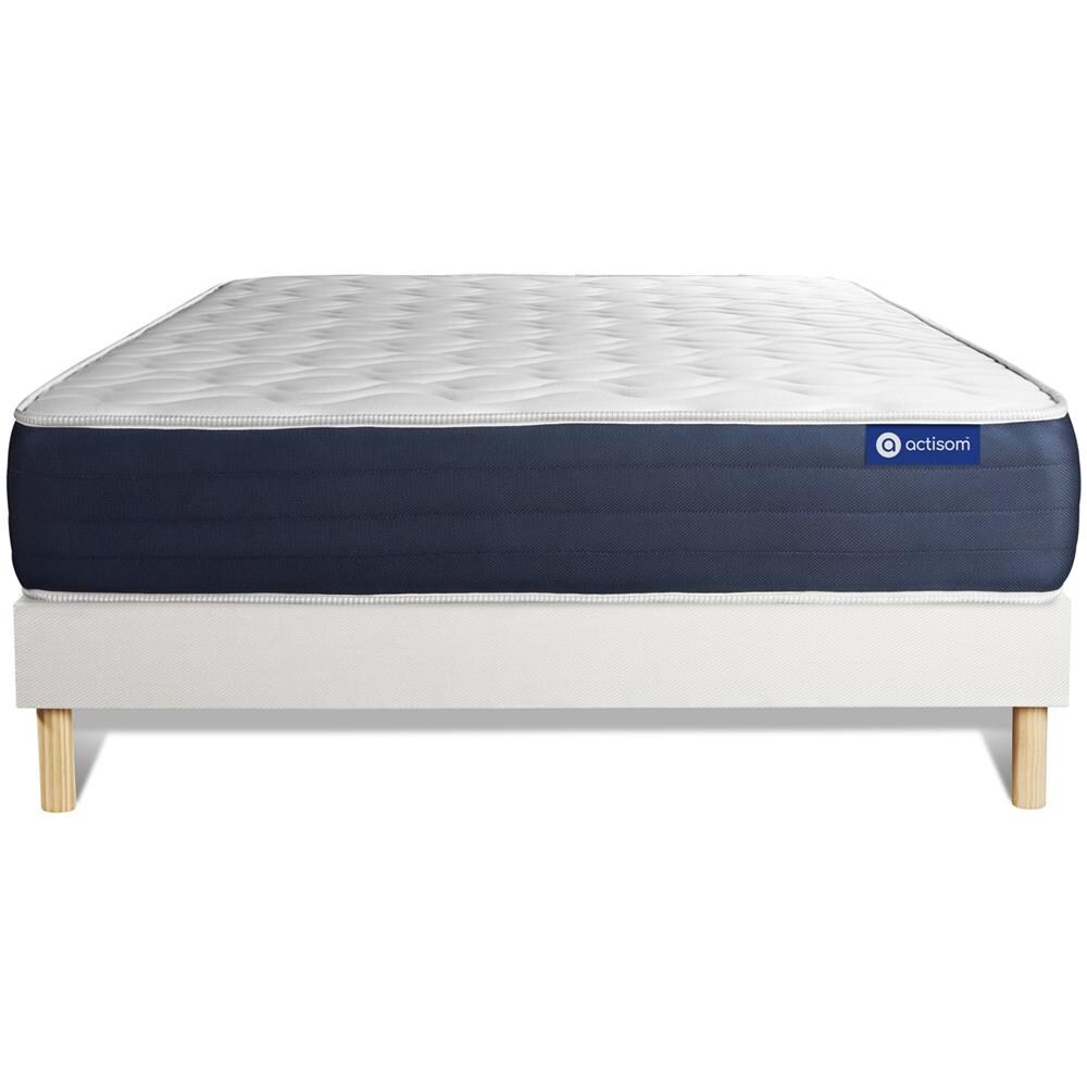 Kit Rete E Materasso Matrimoniale Actilatex Sleep 140x220cm - Spessore : 22cm - Lattice E Memory Foam - Bilanciato - - Foto 1