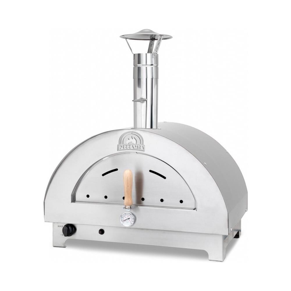 PIZZA MIA - Forno Pizza A Gas Hermes Camera Cottura 55x40 Cm Ibrido Gpl /  metano Tetto Inox - ePRICE