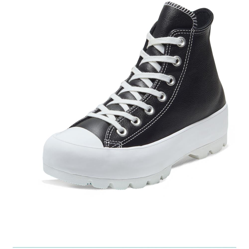 Scarpe Lugged Leather Chuck Taylor All Star Taglia 37 Codice 567164c Nero - Foto 6