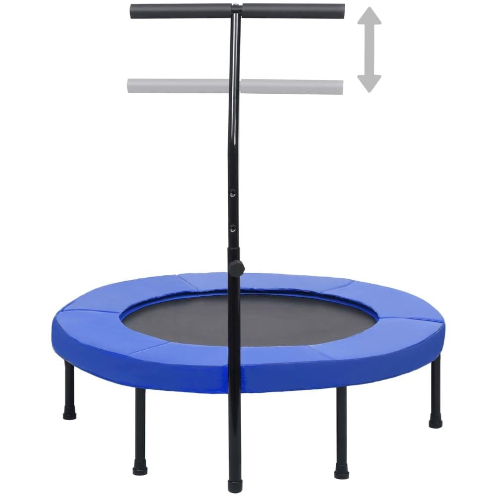 Trampolino da Fitness con Manico e Tappetino di Sicurezza 102cm - Foto 2