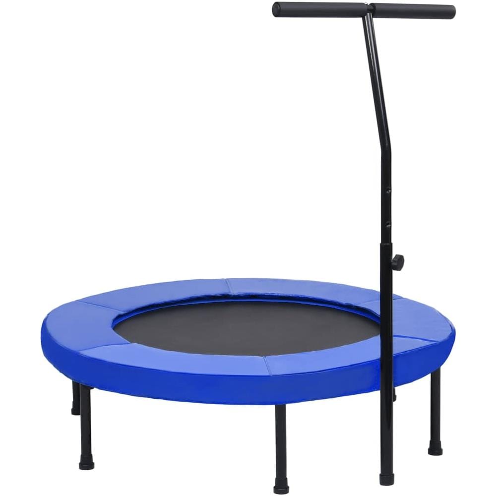 Trampolino da Fitness con Manico e Tappetino di Sicurezza 102cm - Foto 1