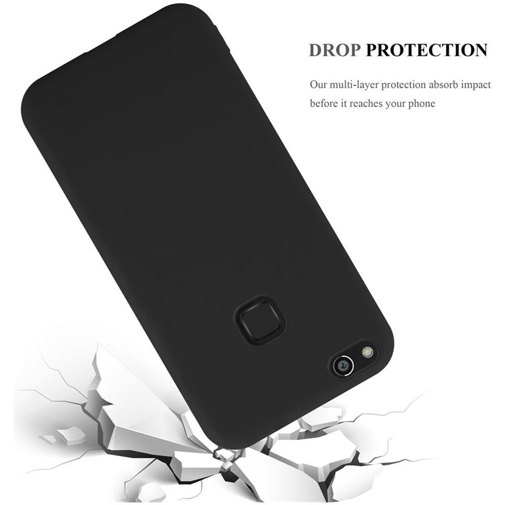 Custodia Compatibile Con Huawei P10 Lite In Candy Nero - Coperchio Protettivo In Silicone Tpu Flessibile - Foto 8
