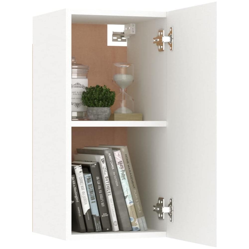 Set Mobili Porta TV 8 pz Bianco in Legno Multistrato - Foto 2