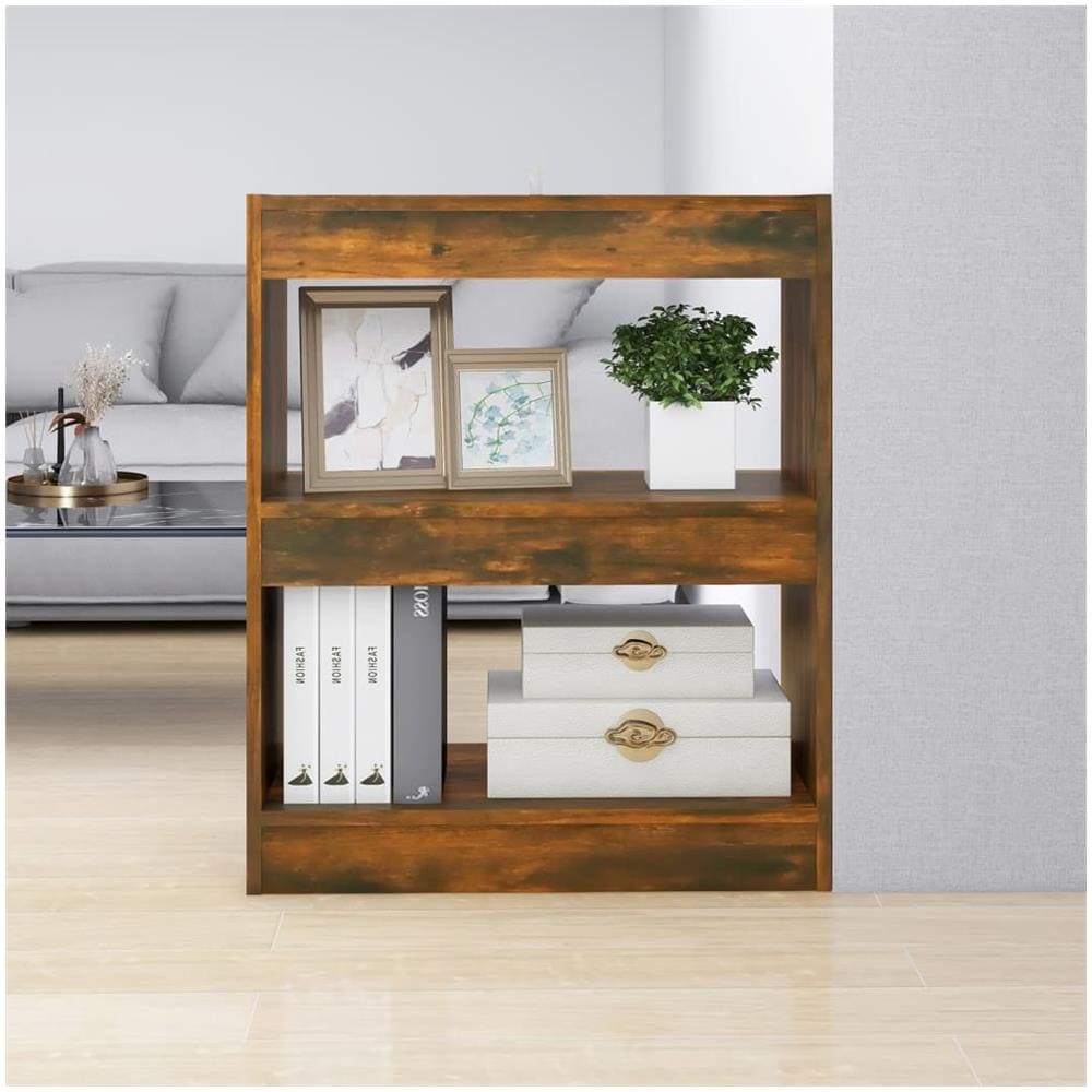 Libreria / divisorio Rovere Fumo 60x30x72 Cm - Foto 1
