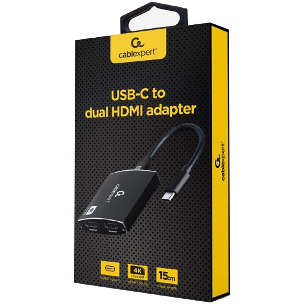Adattatore Da Usb-c A Doppio Hdmi 4k 60hz Nero - Foto 2