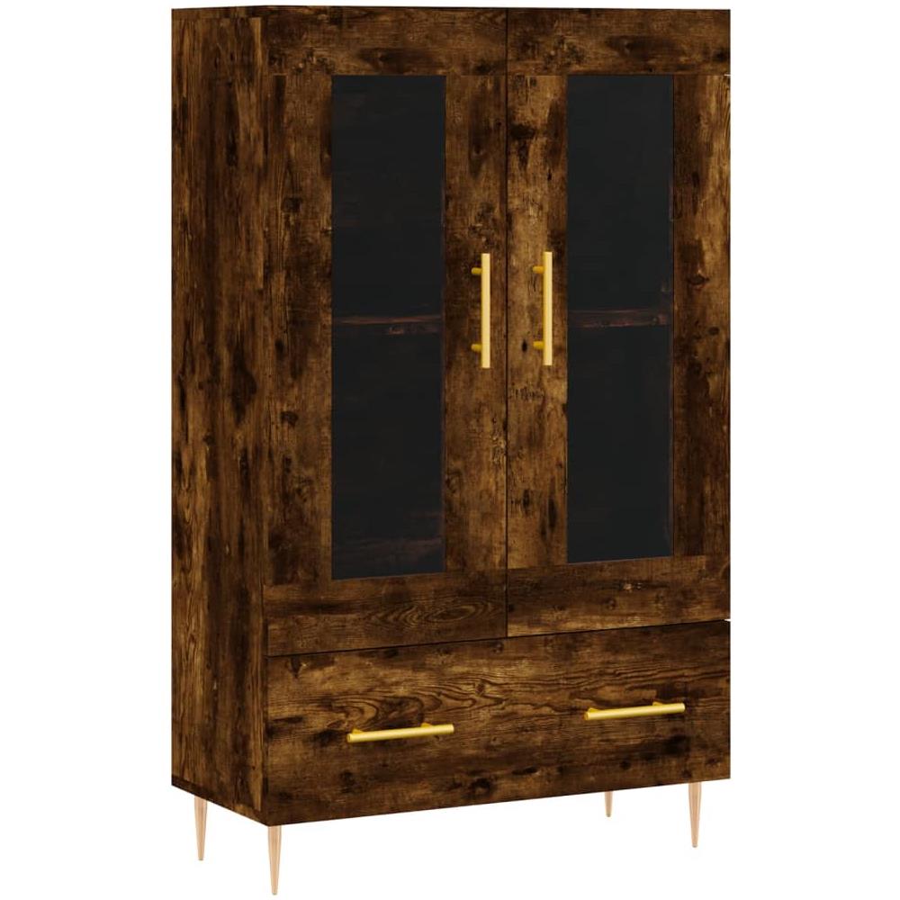 Credenza Rovere Fumo 69,5x31x115 Cm In Legno Multistrato - Foto 2