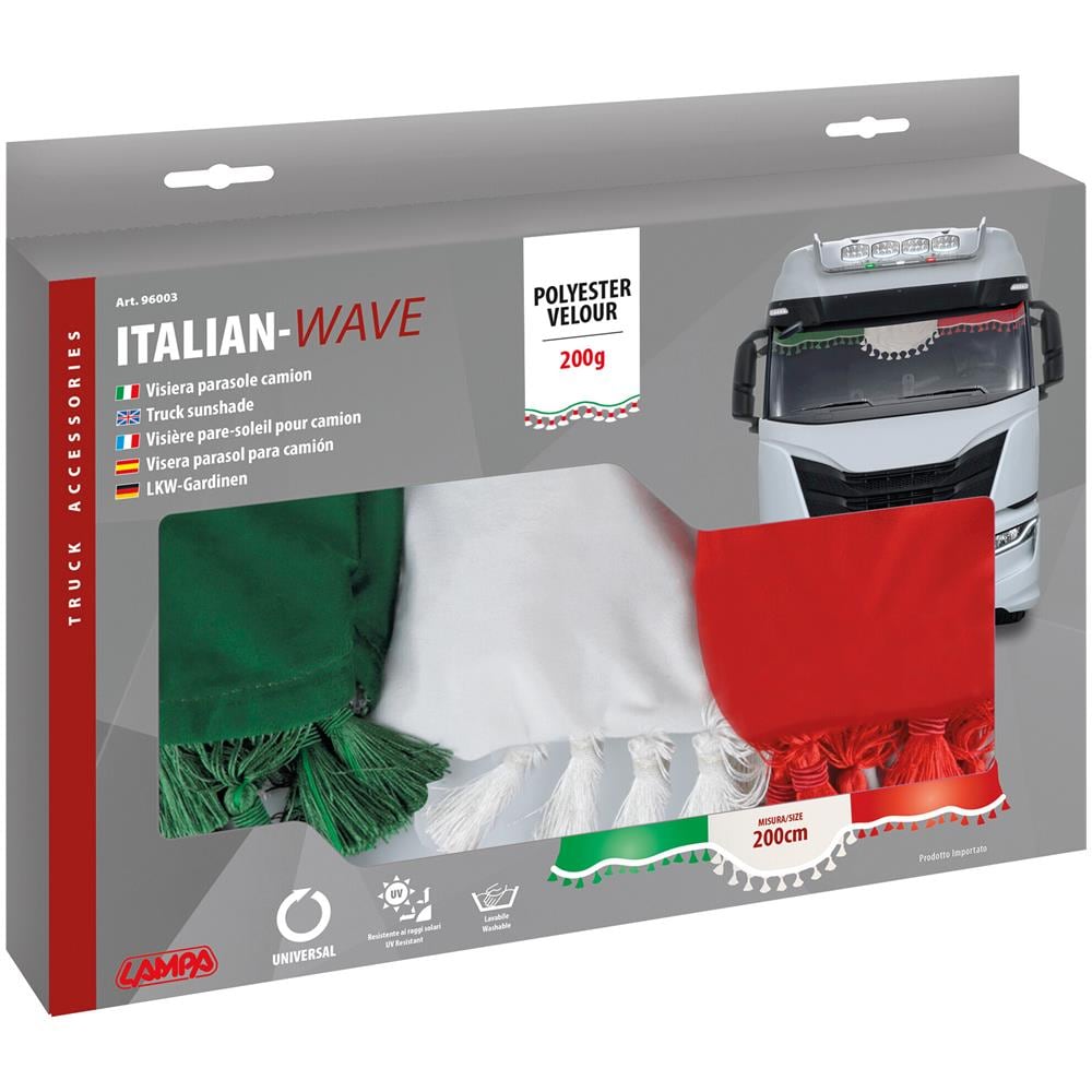 Italian Wave, Fascia Parasole Per Parabrezza Camion - Foto 2