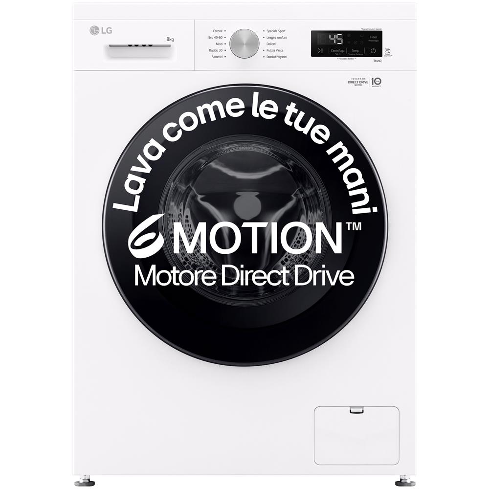 Lavatrice Standard F4NX1008NWK.AGWQPIS AllergyCare 8 Kg Classe A Centrifuga 1400 giri - Foto 1