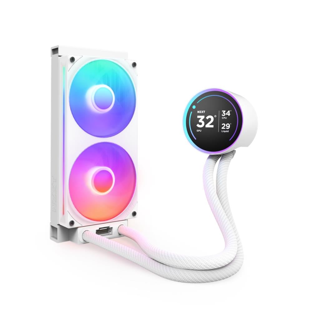 Dissipatore CPU a Liquido Kraken Elite 240 RGB per Socket Intel LGA1851, LGA 1150 (Socket H3), LGA 1151 (Socket H4), LGA 1155 (Socket H2), LGA 1156 (Socket H), LGA 1200 (Socket H5), LGA 1700, Socket AM4, Socket AM5 e AMD Ryzen™ 3, AMD Ryzen™ 5, AMD Ryzen™ 7, Intel® Celeron®, Intel® Core™ i3, Intel® Core™ i5, Intel® Core™ i7, Intel® Core™ i9, Intel® Pentium® 12 cm Bianco 1 pz - Foto 2