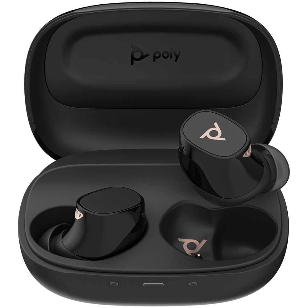 Auricolari Neri Poly Voyager Free 20 + Custodia di Ricarica di Base - Foto 1