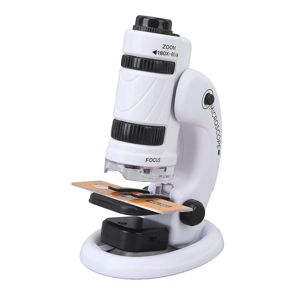 Microscopio educativo scientifico per bambini, lente d’ingrandimento 60-180x - Foto 2