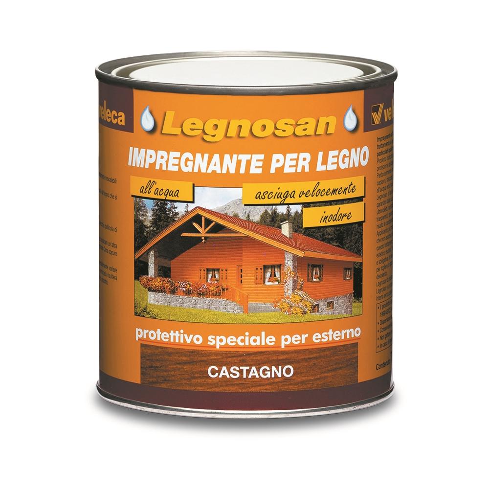 Impregnante Per Legno All'Acqua Per Esterni -Inclusi Mare E Monti, Effetto Semilucido, Latta Da 750 Ml Mogano - Foto 1