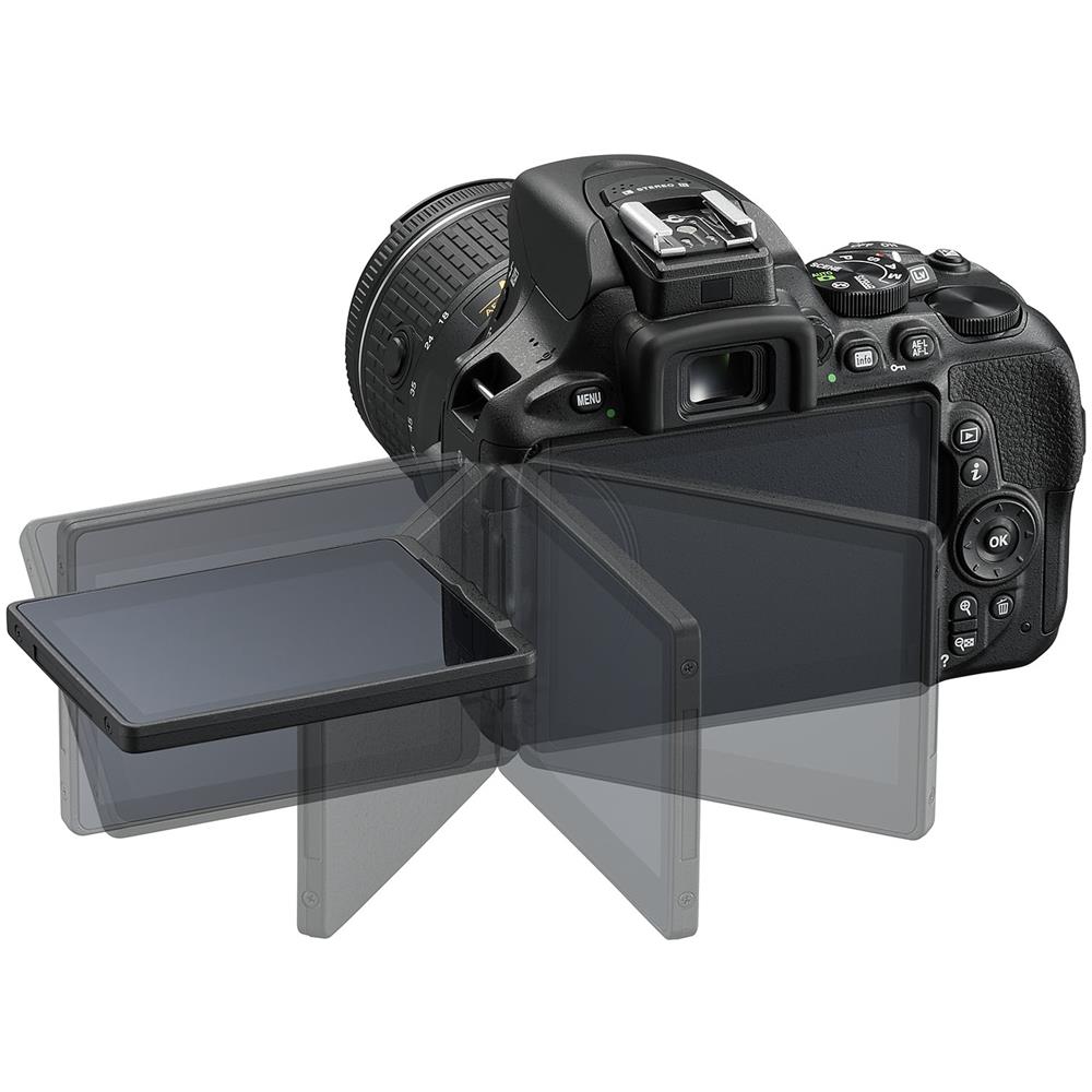 D5600 Nero Kit AF-S DX 18-105 mm G ED VR Sensore CMOS 24Mpx Display Touch 3.2" Video Full HD Wi-Fi - Foto 6