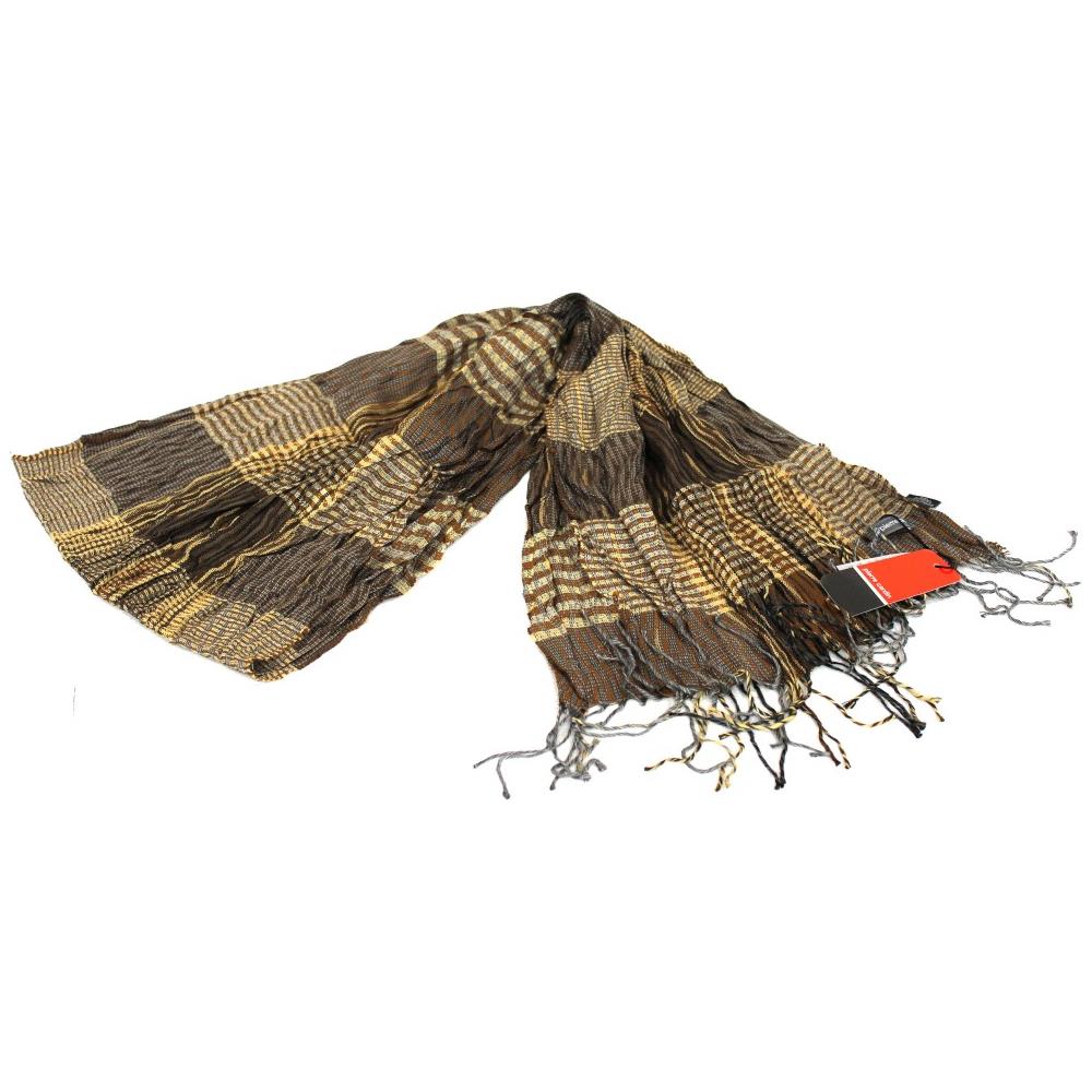 Sciarpa Uomo Pashmina Stropicciata Jc3398 Castoro - Foto 2