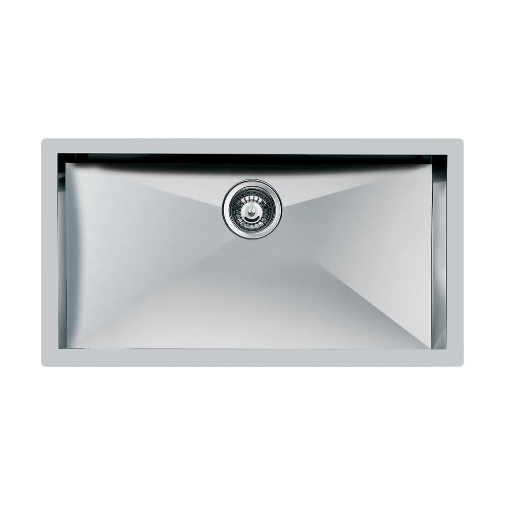 Lavello 1 Vasca 864x464 Mm Quadra Filototp Inox Spazzolato Cod. 1218 050 - 1218050 - Foto 2