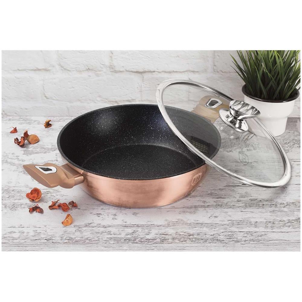 Pentola Bassa In Pietra Rosegold Collection Rame 28 Cm - Foto 9