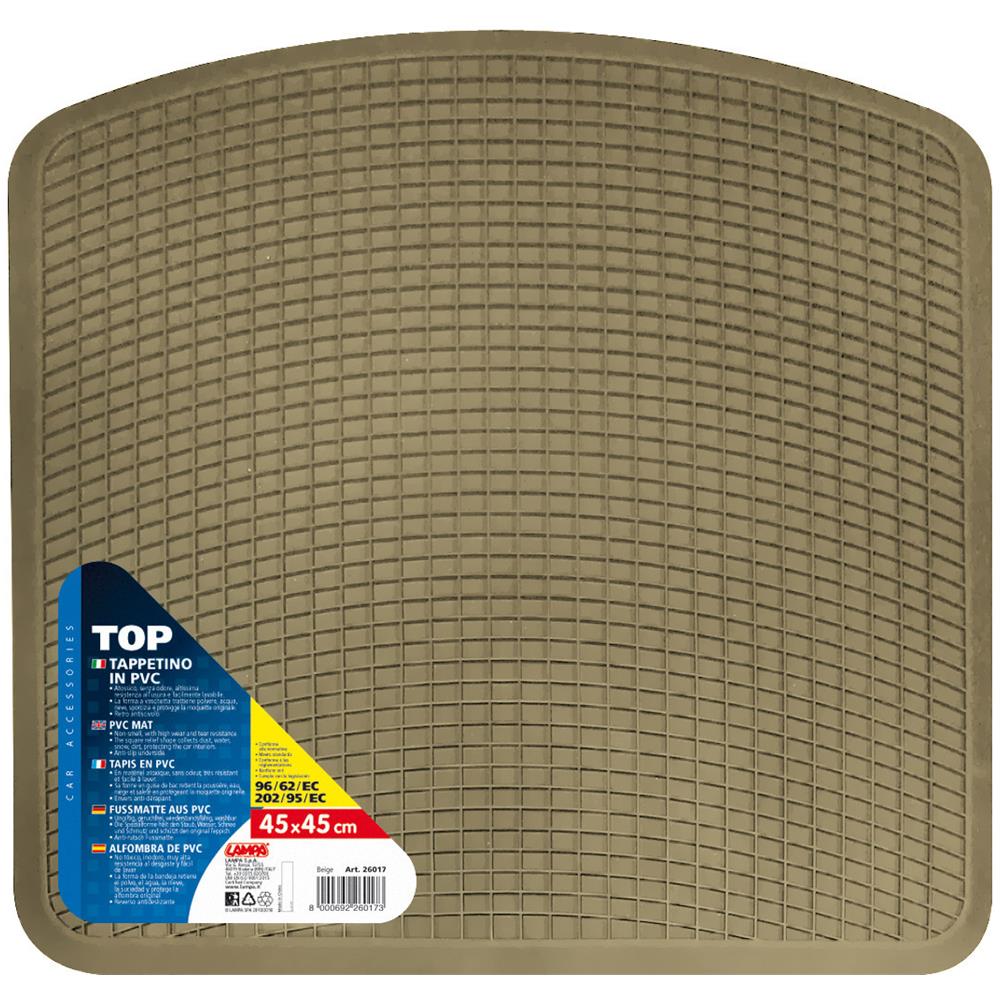 26017 Top Tappetino In Pvc Beige - Foto 2
