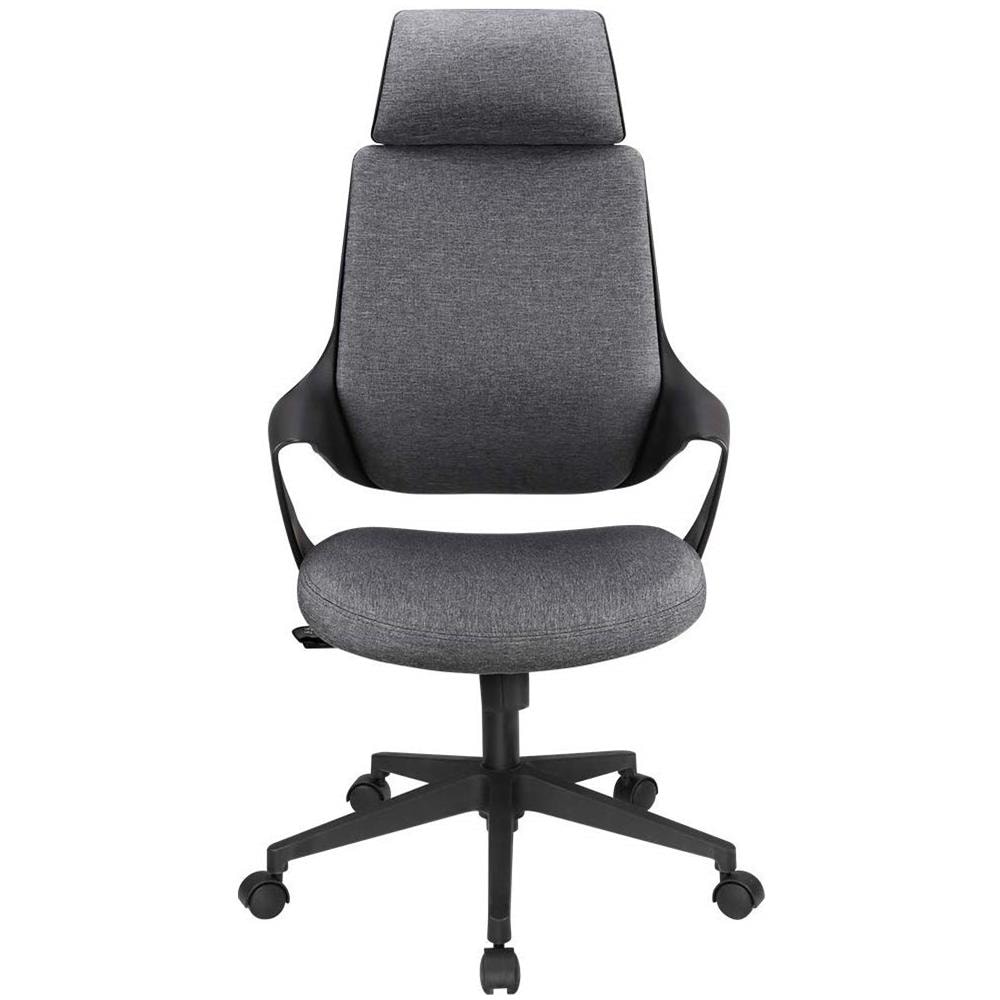 ver Sedia Per Ufficio Con Schienale Alto Design Moderno Grigio Grigio - Foto 2