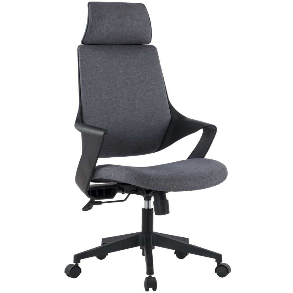ver Sedia Per Ufficio Con Schienale Alto Design Moderno Grigio Grigio - Foto 1