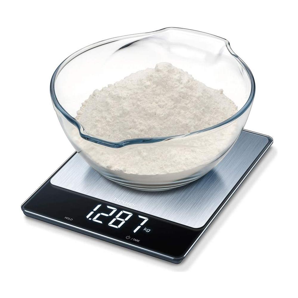 KS34XL Bilancia da Cucina Elettronica Portata Max 15 kg Colore Acciaio Inox - Foto 2