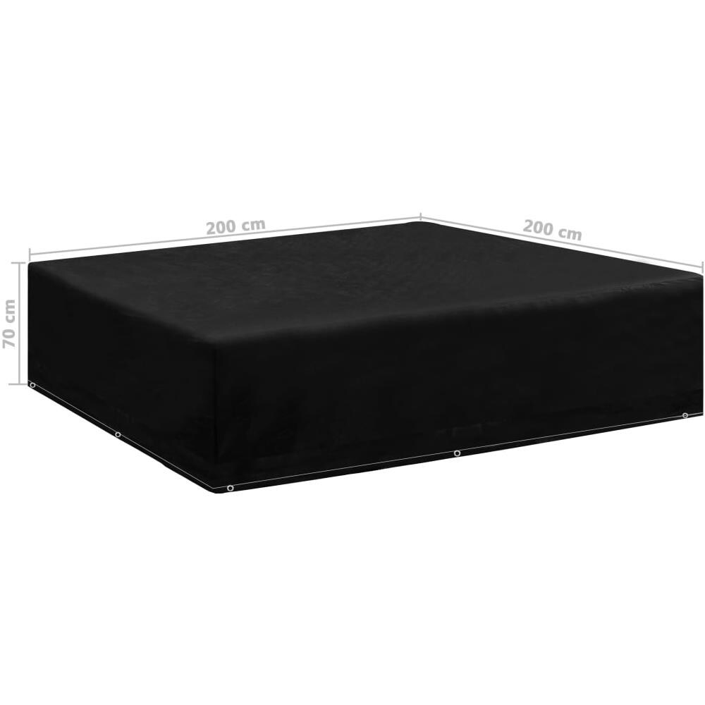 Copertura Per Mobili Da Giardino Con 8 Occhielli 200x200x70 Cm - Foto 5