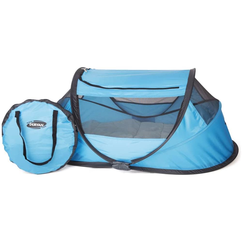 Lettino Da Viaggio Pop-up Babybox Con Zanzariera Blu - Foto 4