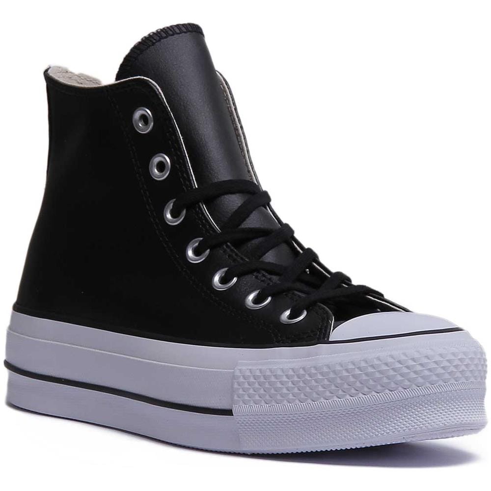 561675c Ct All Star Hi Platform Trainer In Black White For Women - Foto 1