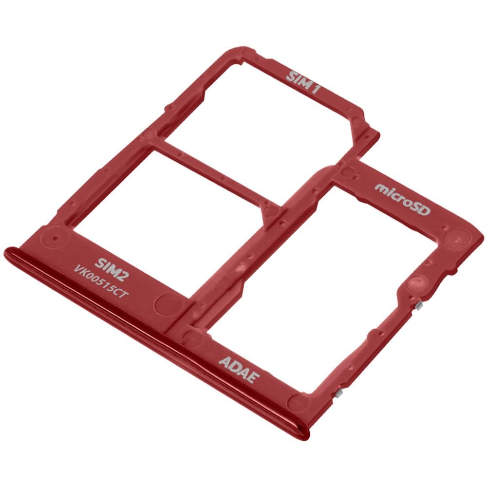 Slot Scheda Sim Di Ricambio Per Samsung Galaxy A41 Rosso - Foto 4