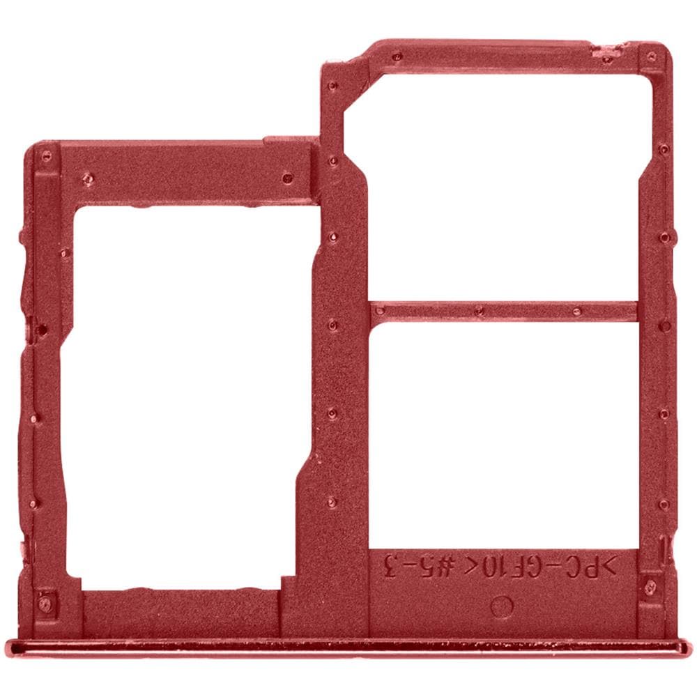 Slot Scheda Sim Di Ricambio Per Samsung Galaxy A41 Rosso - Foto 1