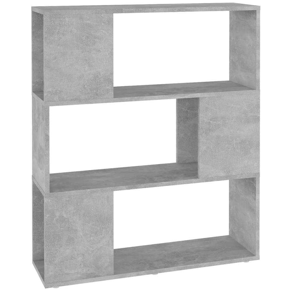 Libreria / divisorio Grigio Cemento 80x24x94 Cm In Truciolato - Foto 2