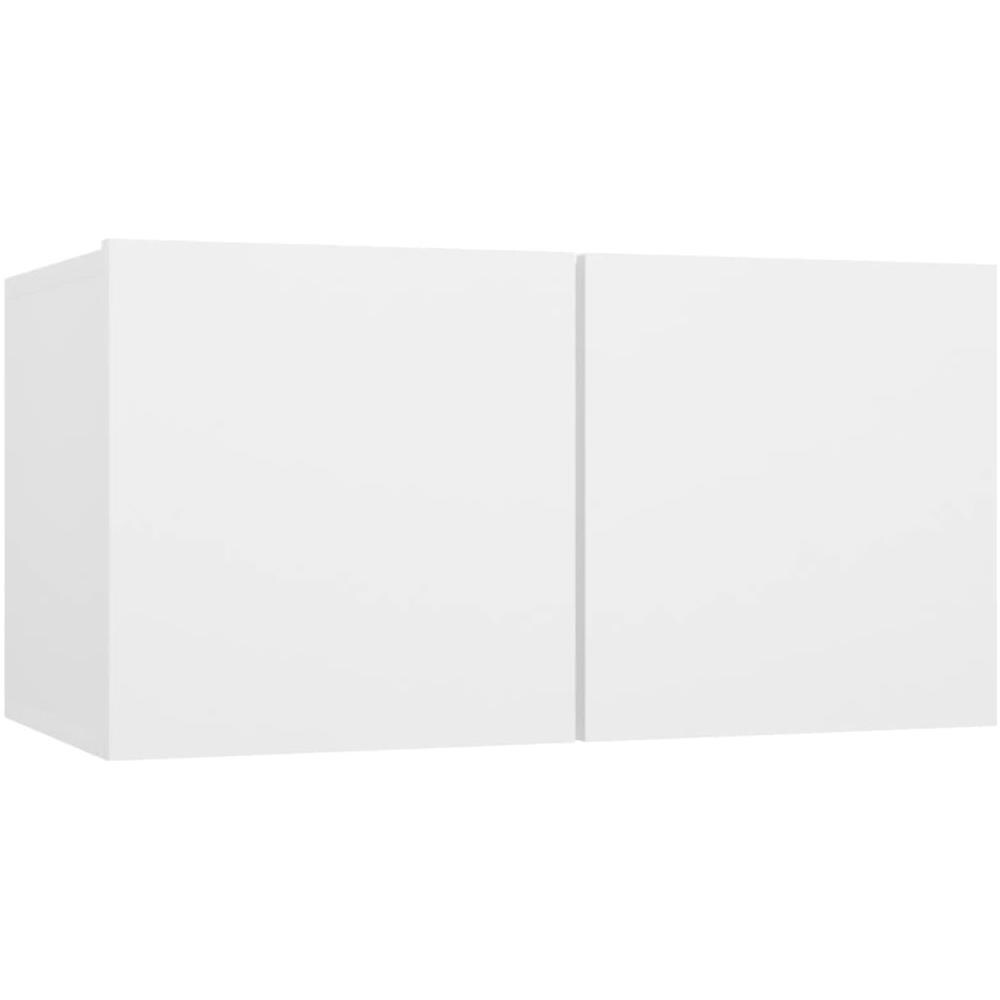 Set Mobili Porta TV 6 pz Bianco in Legno Multistrato - Foto 2
