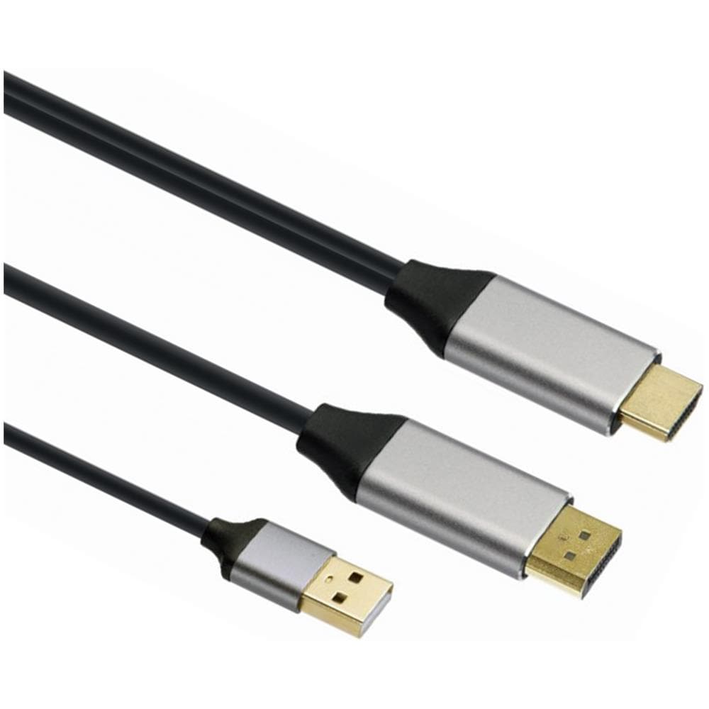 Hdmi Maschio A Displayport Maschio Cavo Adattatore Attivo 2 M Per Cavo 4k - Foto 1
