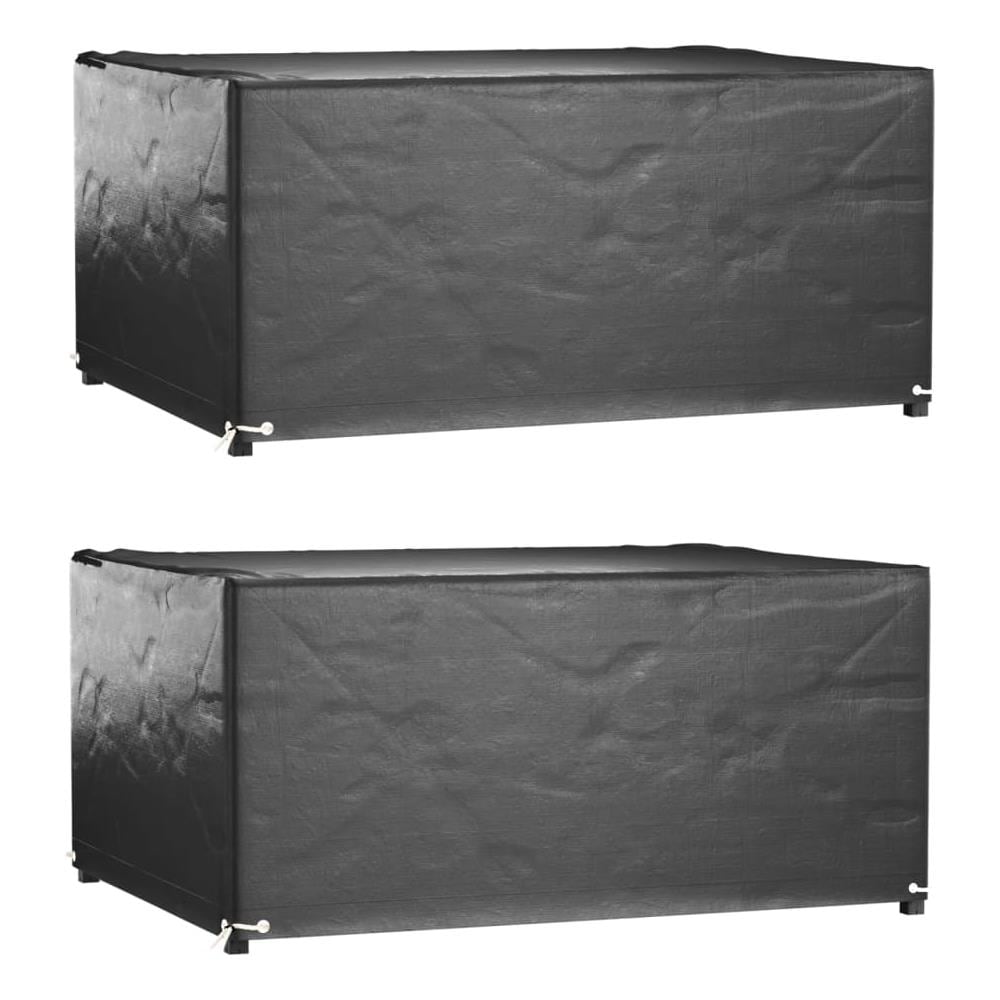 Copri Mobili Giardino 2pz 8 Occhielli 180x135x80cm Rettangolare - Foto 1