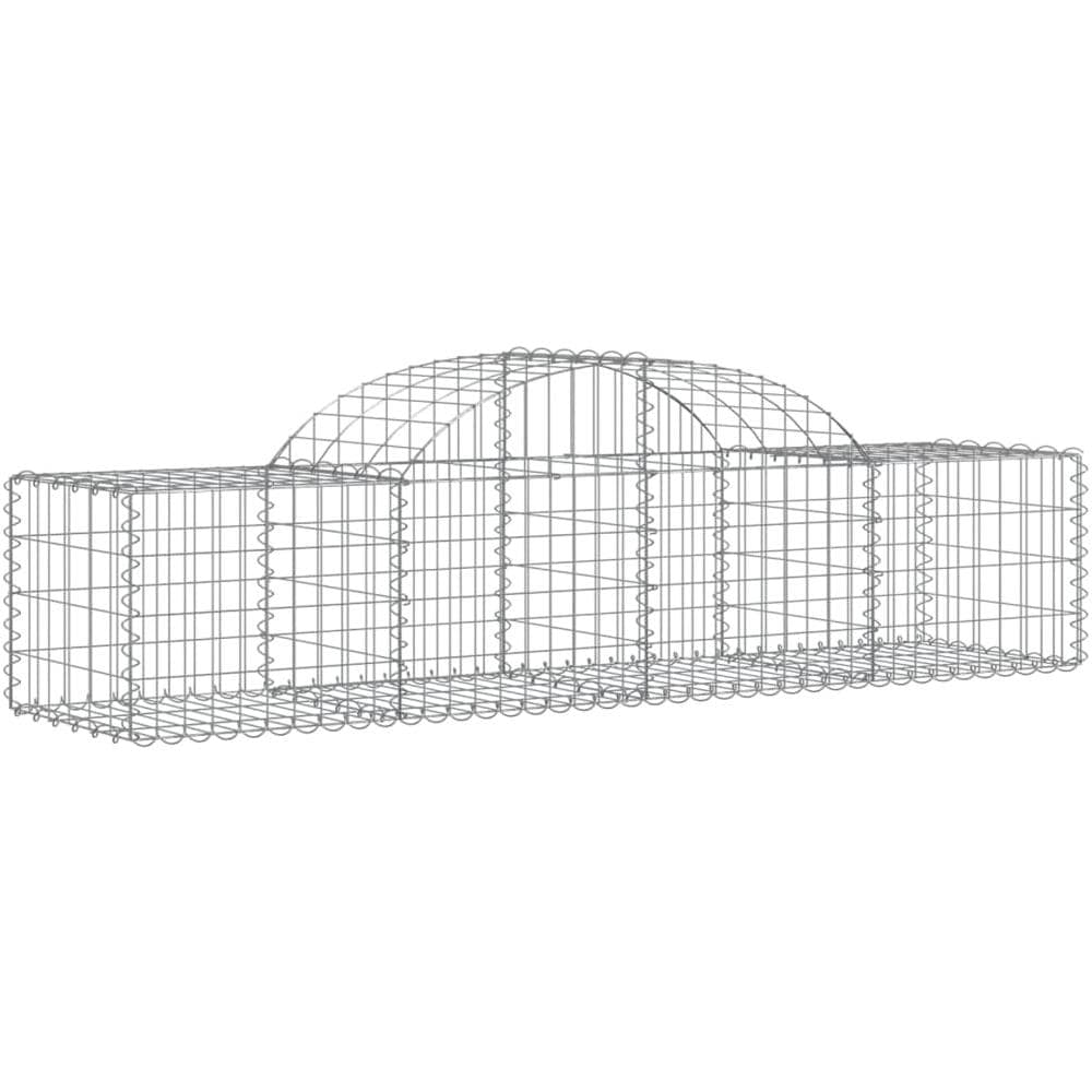 Cesti Gabbioni Ad Arco 20 Pz 200x50x40/60 Cm Ferro Zincato - Foto 2