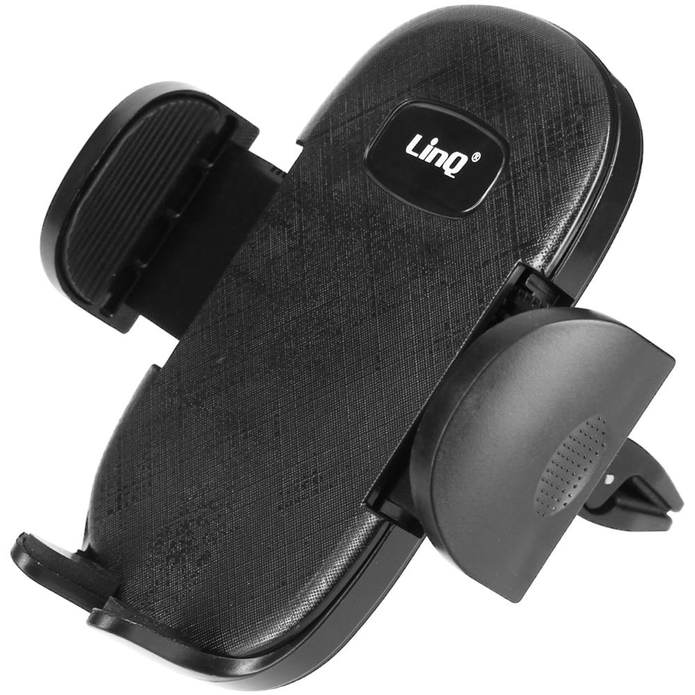 Supporto Auto Smartphone Fissaggio Griglia Ventilazione Rotante 360°, Nero - Foto 1
