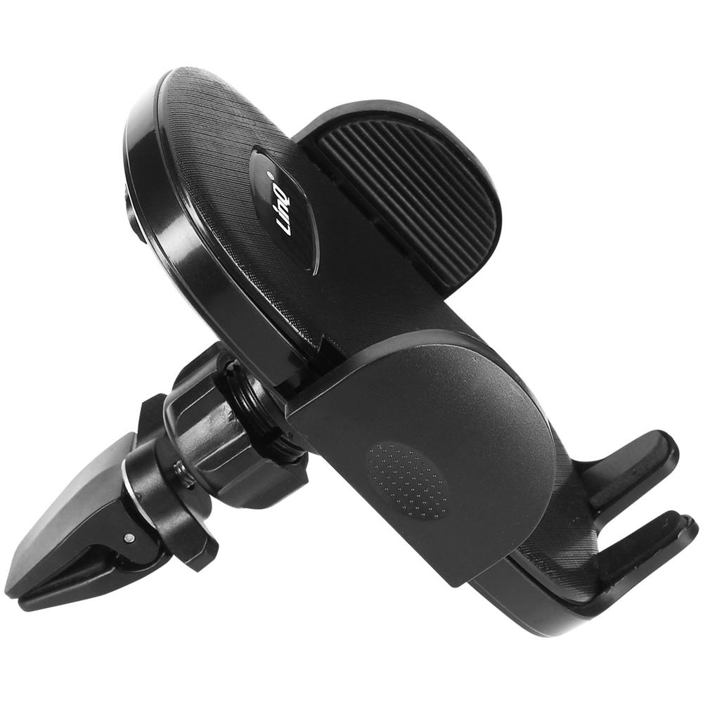 Supporto Auto Smartphone Fissaggio Griglia Ventilazione Rotante 360°, Nero - Foto 2