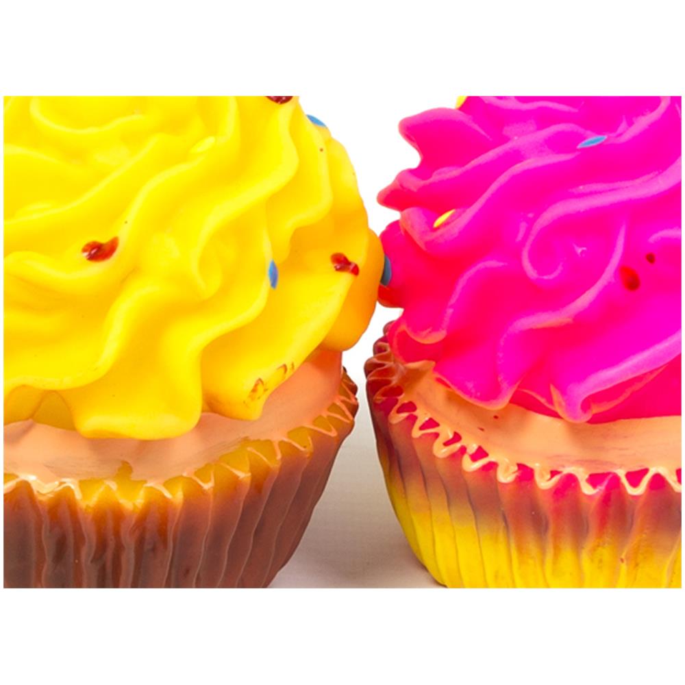 Gioco Pet Mod. Cupcake Resistente Per Animali Domestici Con Effetti Sonori Set 3 Pezzi Multicolor - Foto 2