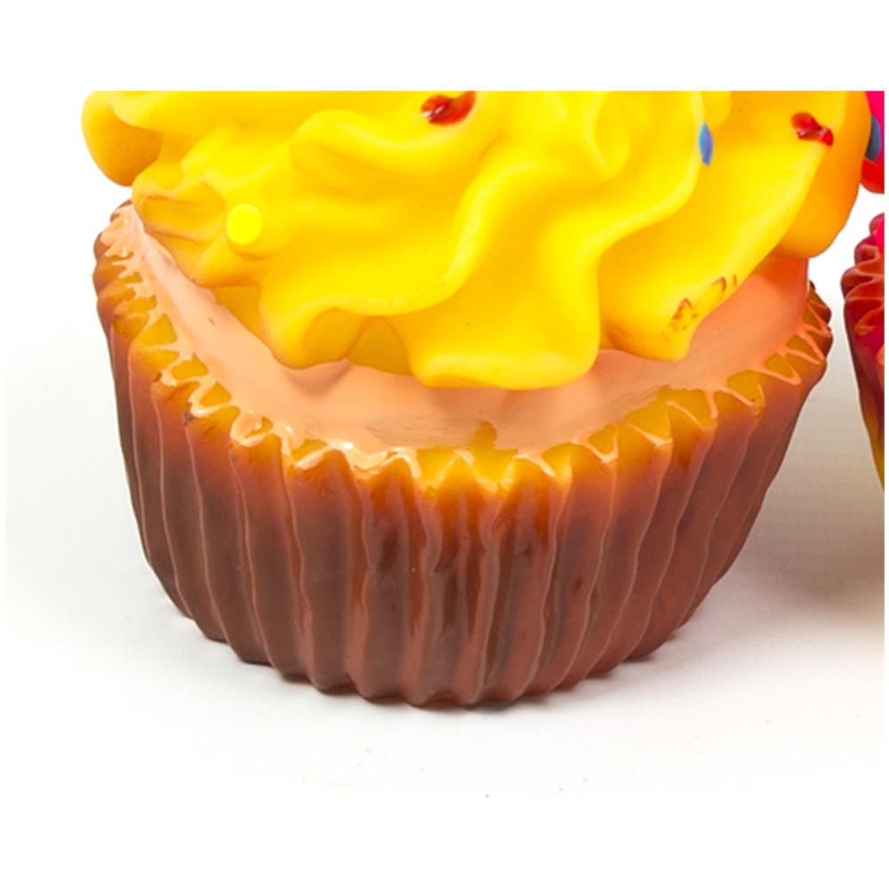 Gioco Pet Mod. Cupcake Resistente Per Animali Domestici Con Effetti Sonori Set 3 Pezzi Multicolor - Foto 3