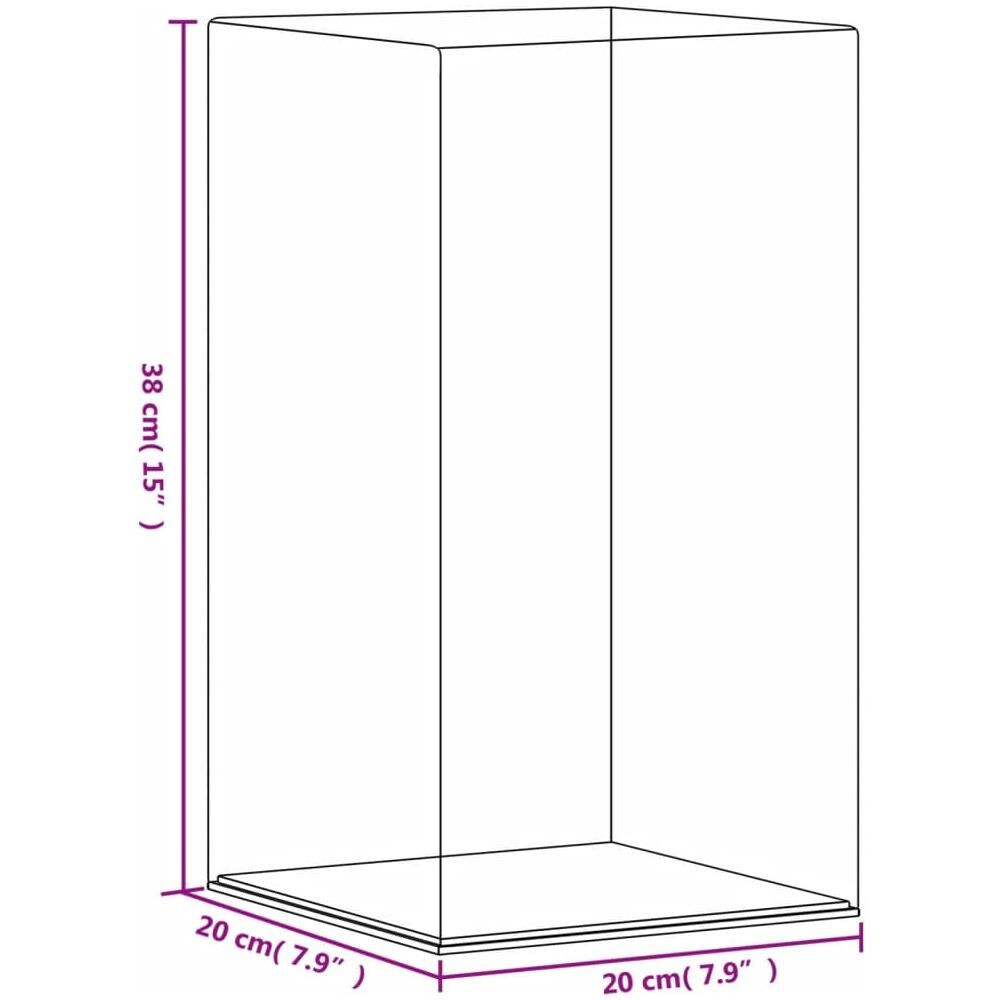 Scatola Espositiva Trasparente 20x20x38 Cm In Acrilico - Foto 2