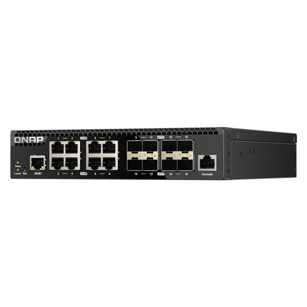 QSW-M3216R-8S8T switch di rete Gestito L2/L3 10G Ethernet (100/1000/10000) 1U Nero - Foto 2