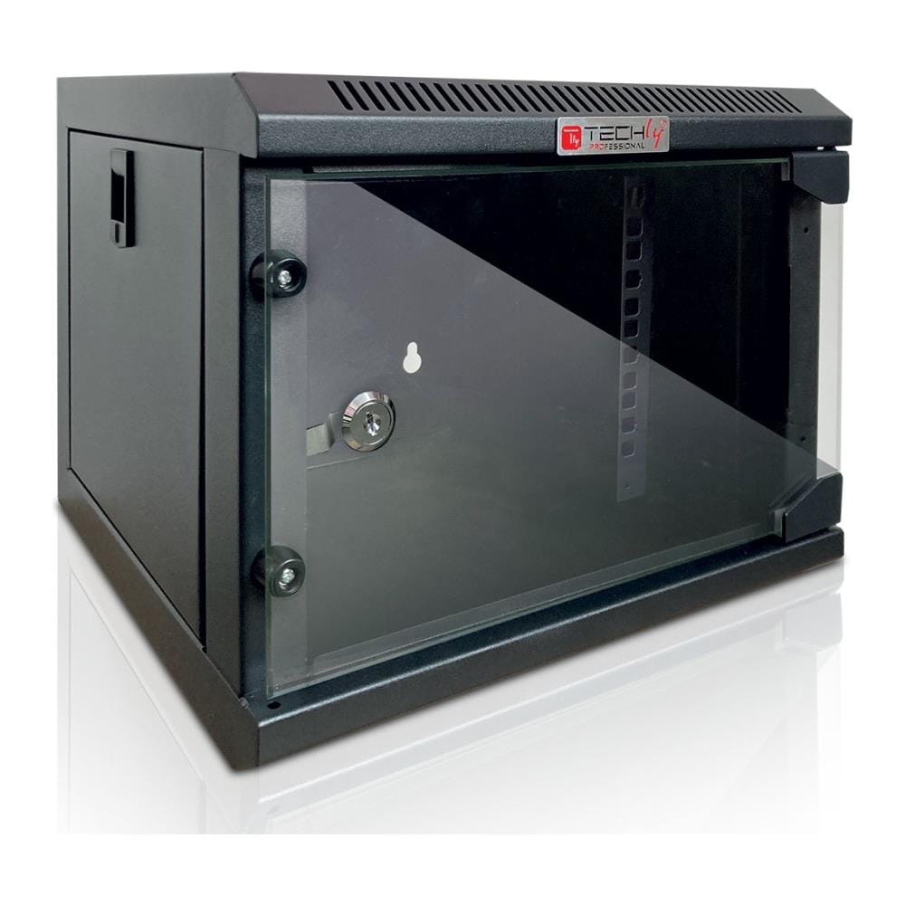 I-CASE EM-1004BKEC rack 4U Da parete Nero - Foto 1